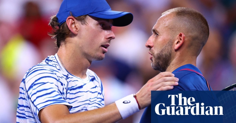 Alex de Minaur’s recover continues with United States Open win over ‘injured’ Dan Evans