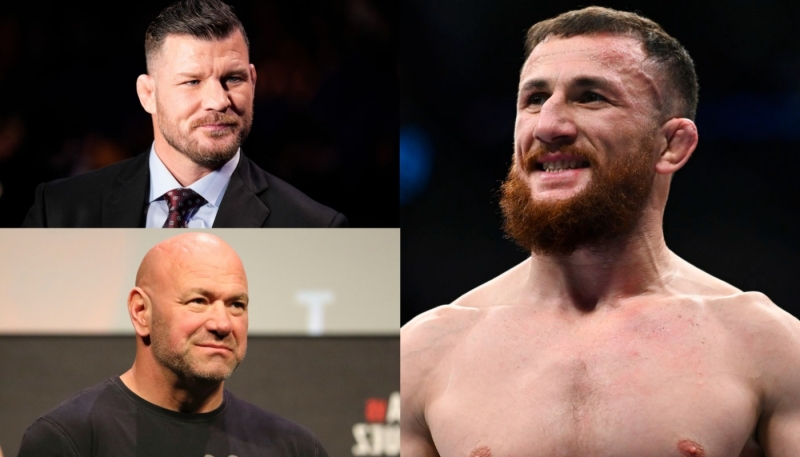 Michael Bisping sides with Dana White over response to Merab Dvalishvili’s dripped cut