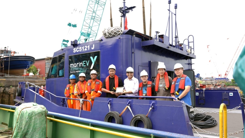 Yinson GreenTech starts industrial trials for Singapore’s very first completely electrical freight vessel