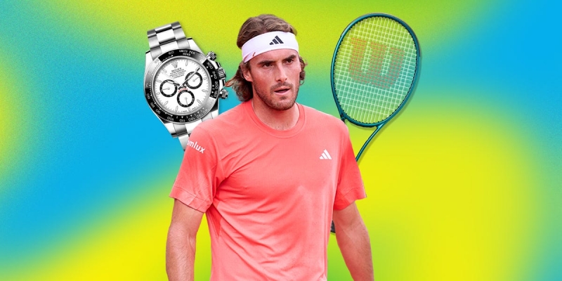 Male’s Health Six Pack: Stefanos Tsitsipas’s Essential Gear