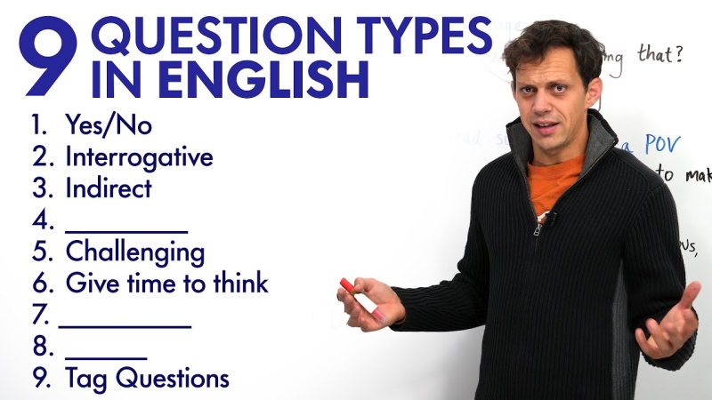 Master 9 Types of English Questions