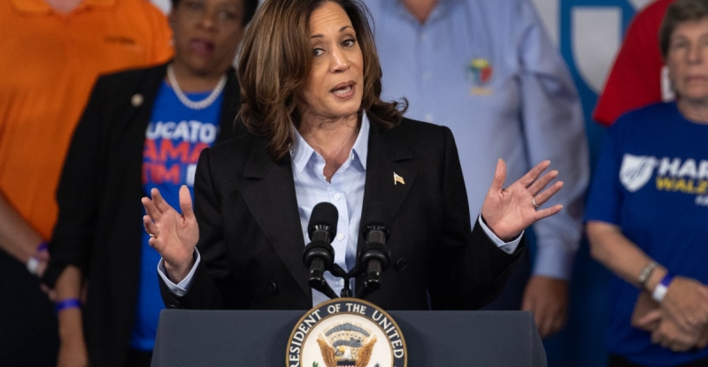 Wait, Kamala Harris owns a weapon?