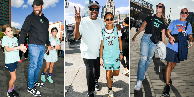 A Day Out With the Dads and Daughters Who Love Women’s Basketball (SEE PHOTOS)