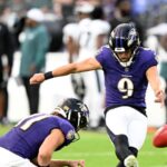 <aJustin Tucker Talks Plan for Ravens-Chiefs Pregame After Viral Mahomes, Kelce Video