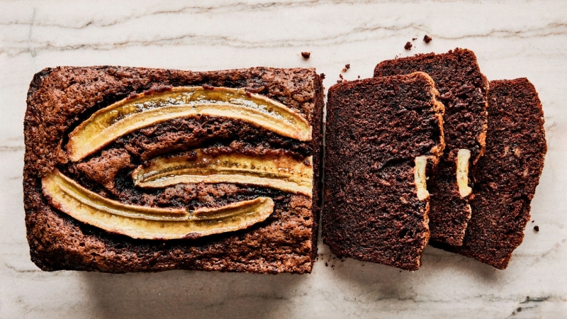 Blackout Chocolate Banana Bread