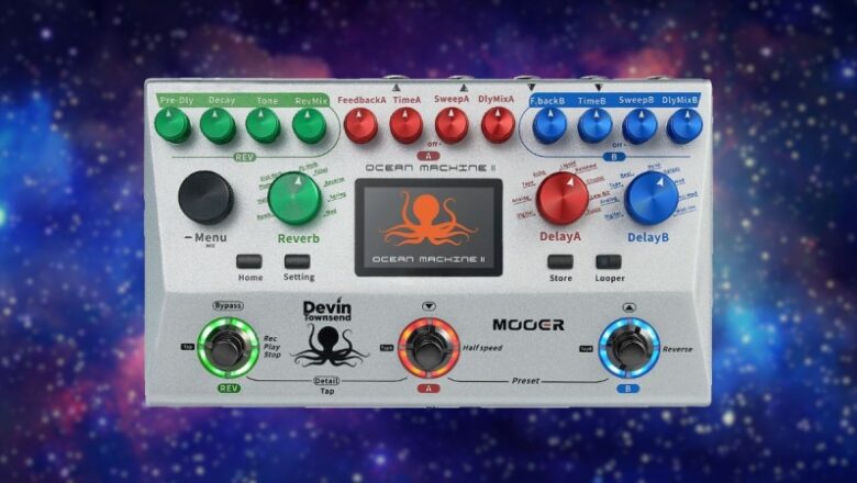 “Higher quality hold-up and reverb algorithms, and enhanced looping crafted to hold up against the rigors of exploring”: Mooer has actually seriously updated Devin Townsend’s wild signature Ocean Machine pedal– with a broadened looper and remarkable ambient tone