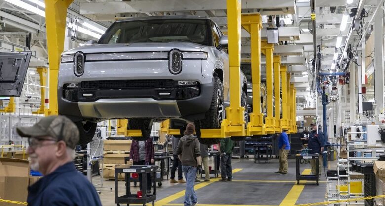 Fire at Rivian’s factory damages numerous electrical automobiles