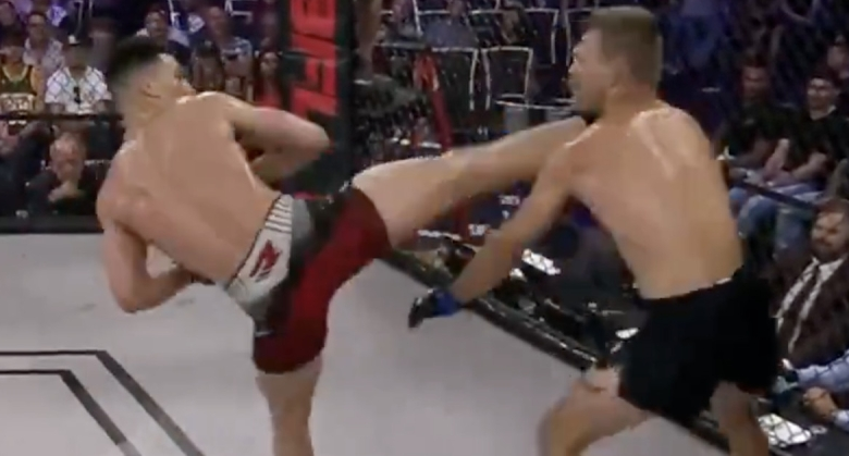 See Radley Da Silva wipe out challenger with thunderous spinning heel kick knockout at BFL 81