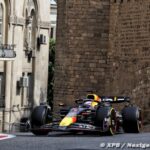 Azerbaïdjan, EL1: Verstappen en tête, Leclerc dans le mur