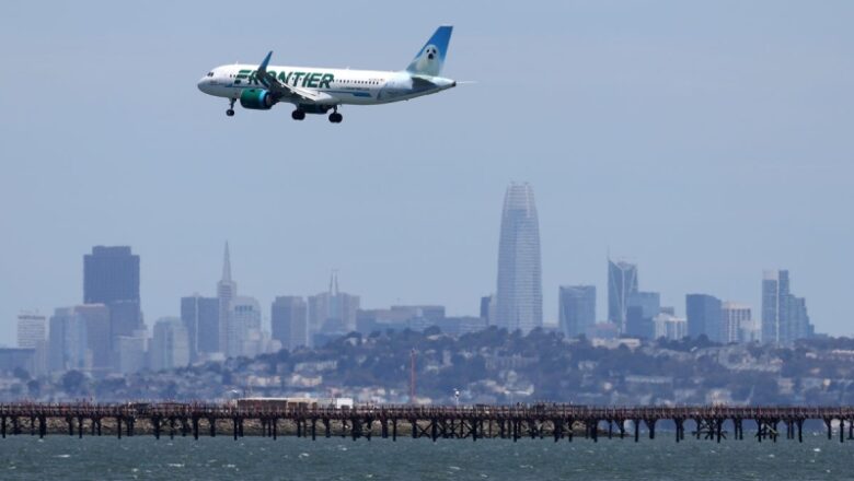 A male attempted to choke a Frontier flight attendant and stated the airplane was ‘decreasing,’ authorities state