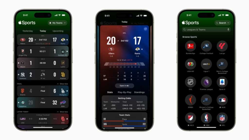 Are you all set for some football? The Apple Sports app is