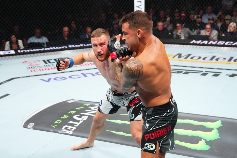 Dustin Poirier reacts to Justin Gaethje’s require trilogy as he establishes retirement battle following most current title loss