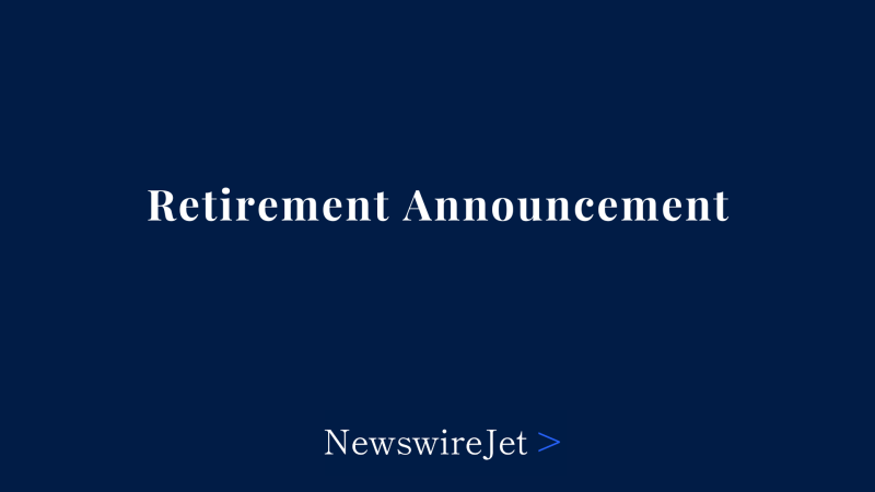 Retirement Announcement: Celebrating John Doe’s Remarkable Career