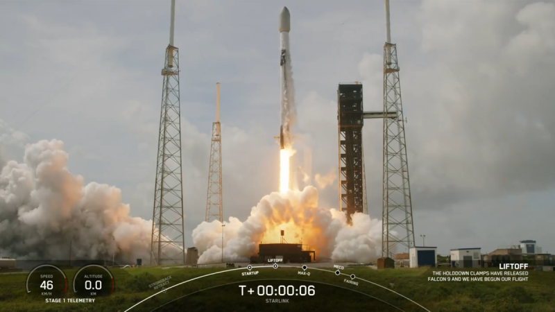 Utilized SpaceX rocket introduces 7,001 st Starlink satellites (and 20 others), lands at sea (video)