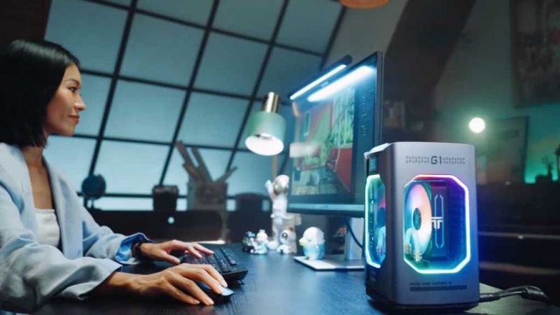 This cute small PC is the ‘world’s tiniest’ water-cooled video gaming desktop