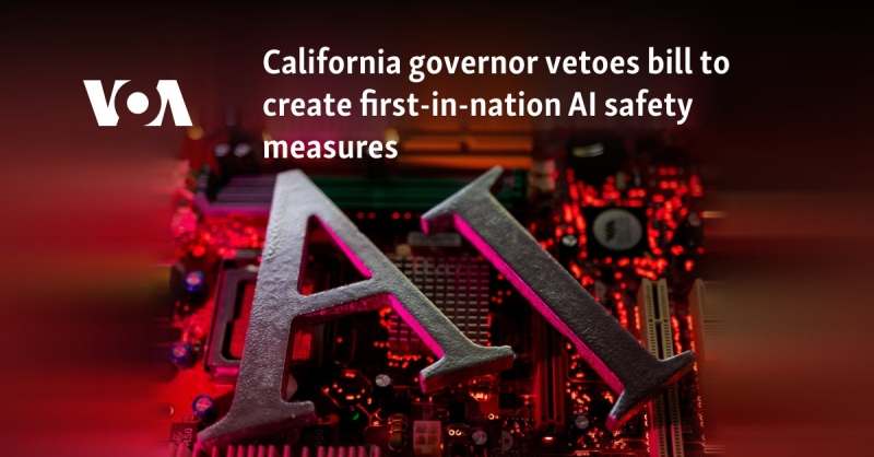 California guv vetoes expense to develop first-in-nation AI precaution