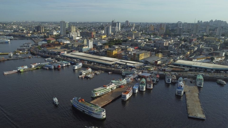 Stark before-and-after images expose significant shrinking of significant Amazon rivers