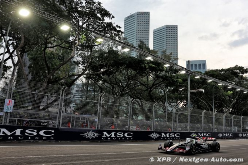 Haas F1 visera la Q3 à Singapour demain selon Hulkenberg