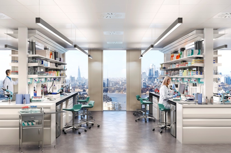 Canary Wharf begins on 23-storey science laboratory