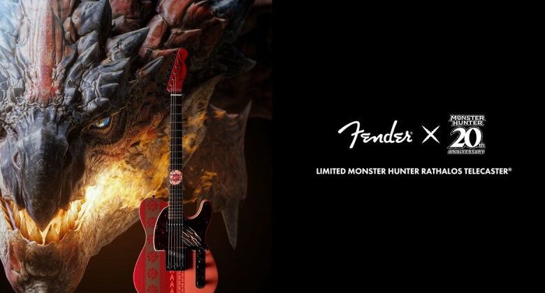 Capcom coordinate with Fender for this Monster Hunter-inspired Telecaster