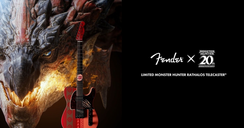 Capcom coordinate with Fender for this Monster Hunter-inspired Telecaster