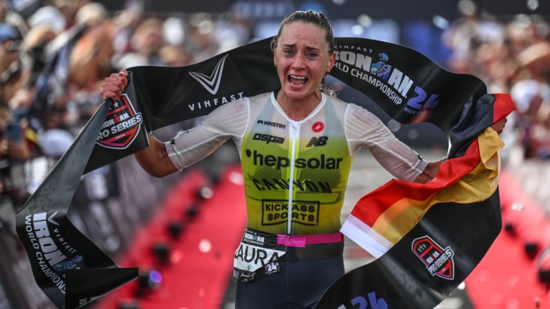 IRONMAN World Championship results 2024: Laura Philipp drives away Kat Matthews in Nice