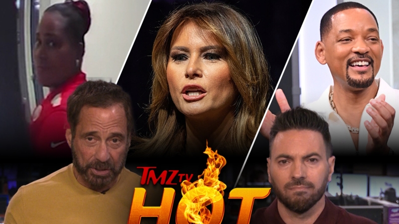 TMZ Television Hot Takes: Melania Trump, Will Smith, Rashee Rice