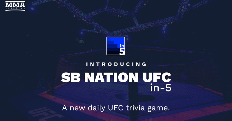 Your everyday UFC trivia video game, Friday edition