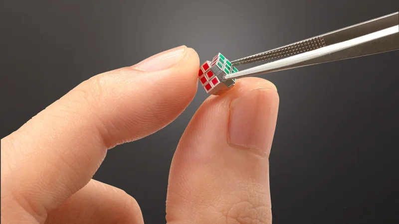 World’s Smallest Rubik’s Cube Is Just 0.19 Inches Wide, Costs Over $5,000