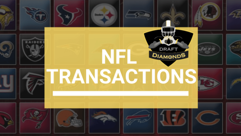 NFL Transactions for September 27, 2024|Provided by NFL Draft Diamonds