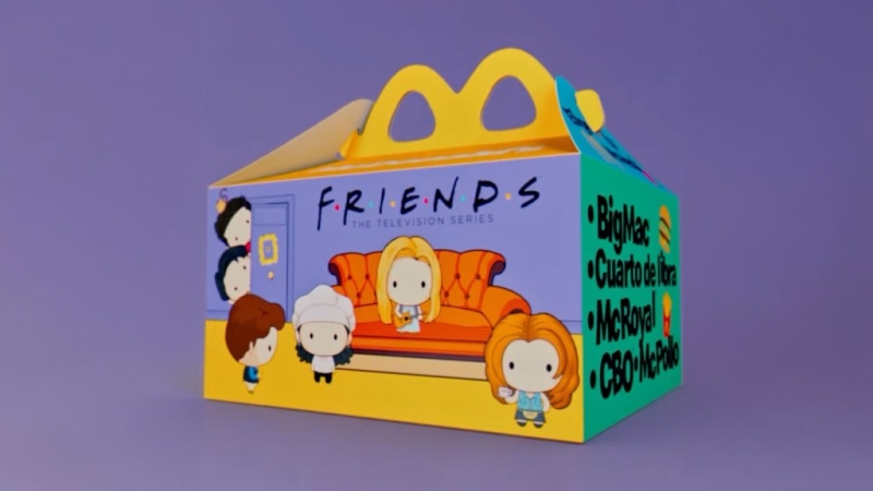 McDonald’s Spain Celebrates ‘Friends’ 30th Anniversary With An Adult Happy Meal