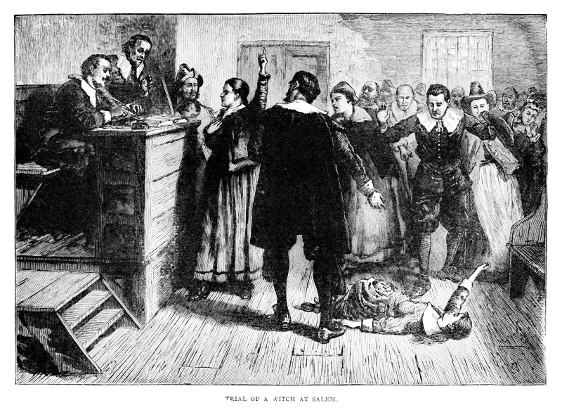 How canines were linked throughout the Salem witch trials