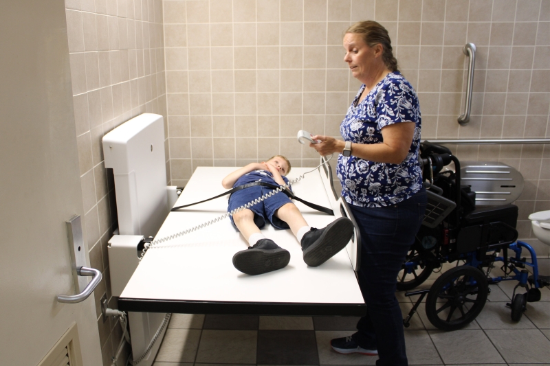 More Restrooms Have Adult-Size Changing Tables To Help People With Disabilities