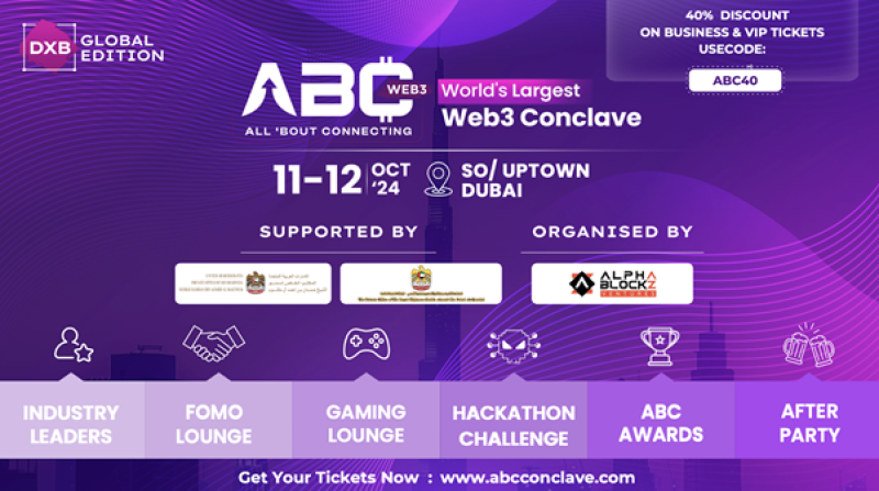 Asia’s Premier Web3 Festival ABC Conclave 2024 Gets Underway in Dubai from October 11-12