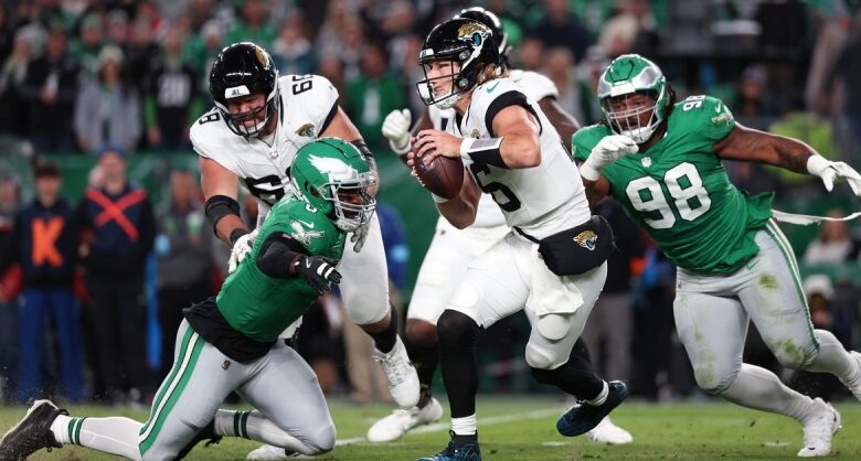 Eagles-Jaguars snap counts: Bryce Huff restricted to 6 plays