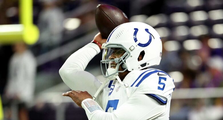 <aAnthony Richardson Named Colts QB1 for Rest of 2024 NFL Season; Joe Flacco Benched