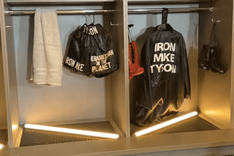 Video: Inside Mike Tyson’s dressing space before Jake Paul battle at Cowboys’ arena