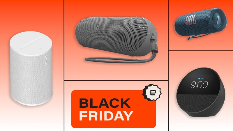 Black Friday speaker offers for 2024 consist of approximately 55 percent off JBL, Marshall, Sonos, Echo and more