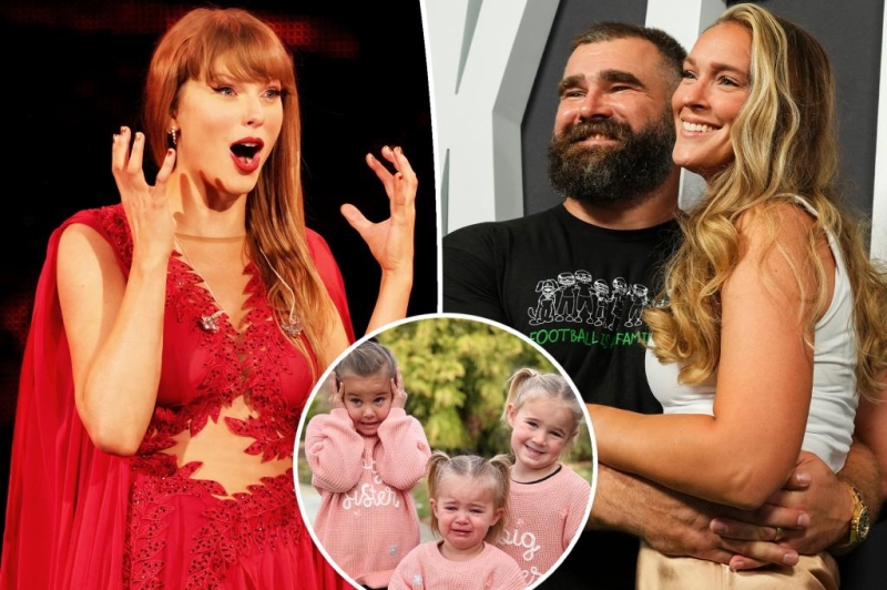 Taylor Swift commemorates Jason and Kylie Kelce’s pregnancy news after surprise infant statement