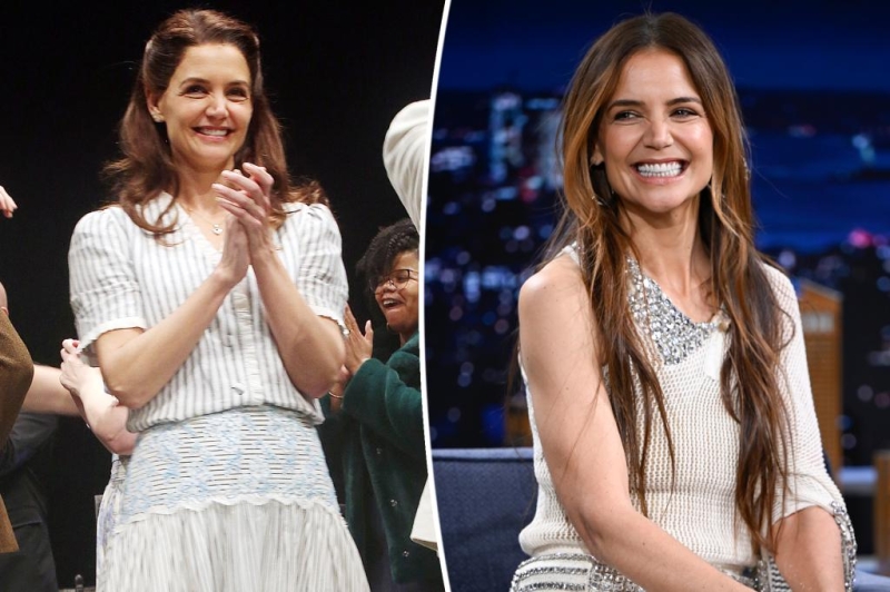 Katie Holmes exposes what occurred when she forgot her line while onstage on Broadway: ‘I got so red’