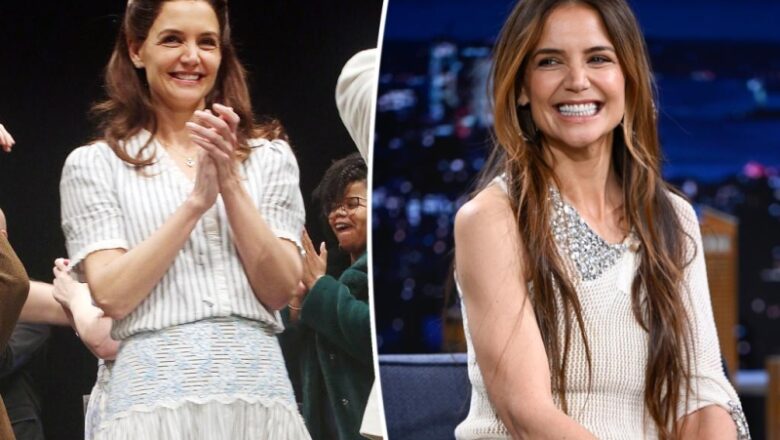 Katie Holmes exposes what occurred when she forgot her line while onstage on Broadway: ‘I got so red’