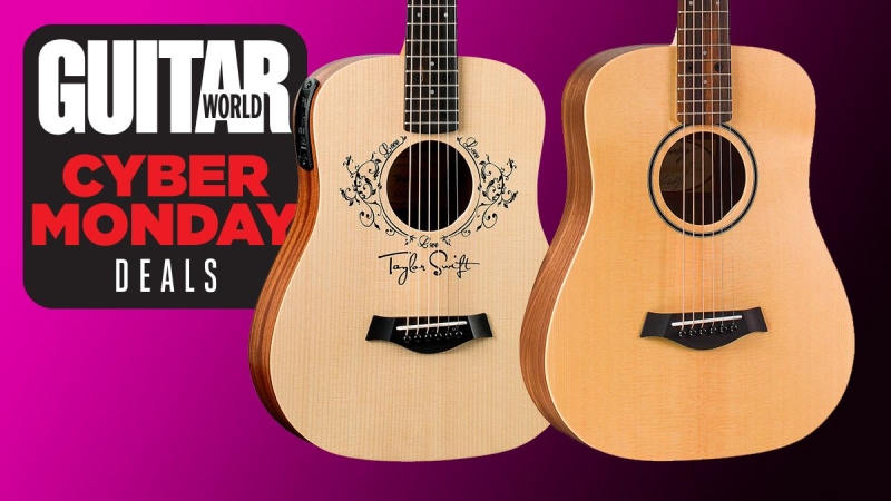 “I used to sit in the back seat of the rental car while I was on my radio tour at 16 writing songs”: Taylor Swift learned to play guitar on this acoustic – now you or a loved one can too, with $100 off her pint-sized Taylor signature for Cyber Monda