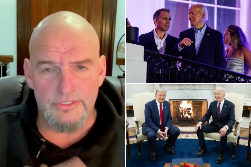 John Fetterman thinks Biden ought to likewise pardon Trump after Hunter gets a pass: ‘Politically encouraged’