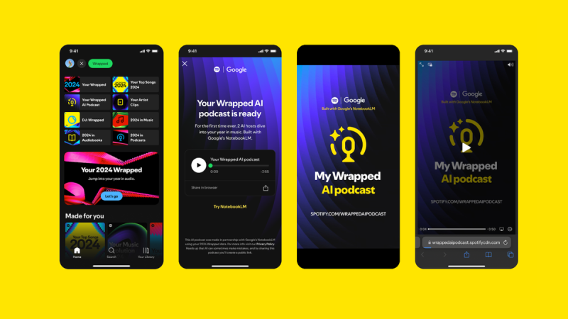 Spotify Creates AI-Generated Podcast for Your Wrapped Summary