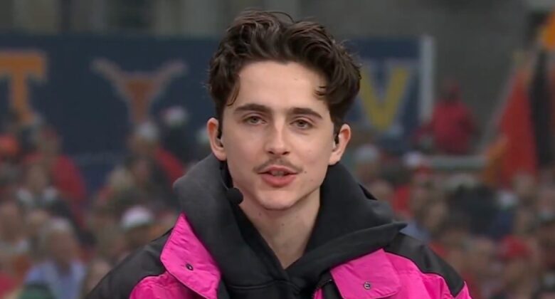 Timothée Chalamet’s brand-new flex: college football expert