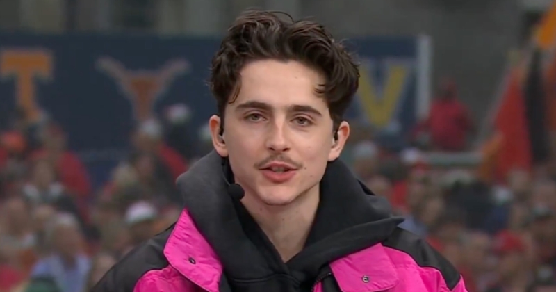 Timothée Chalamet’s brand-new flex: college football expert