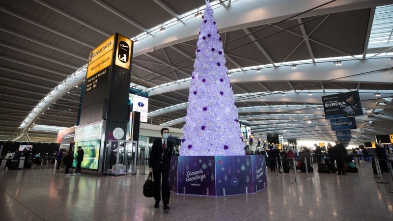 Heathrow Airport is anticipating an ideal jolly Christmas