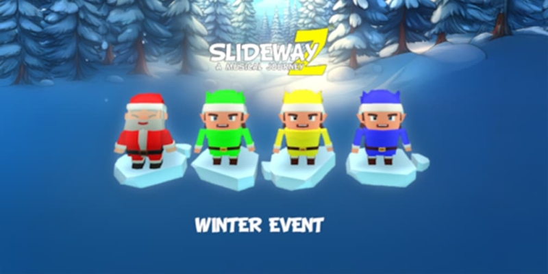 SlidewayZ Puzzles gets a little wintry with a brand-new winter season wonderland upgrade