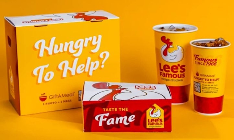 Lee’s Famous Recipe Chicken Makes Giving a Snap With GiftAMeal This Holiday Season