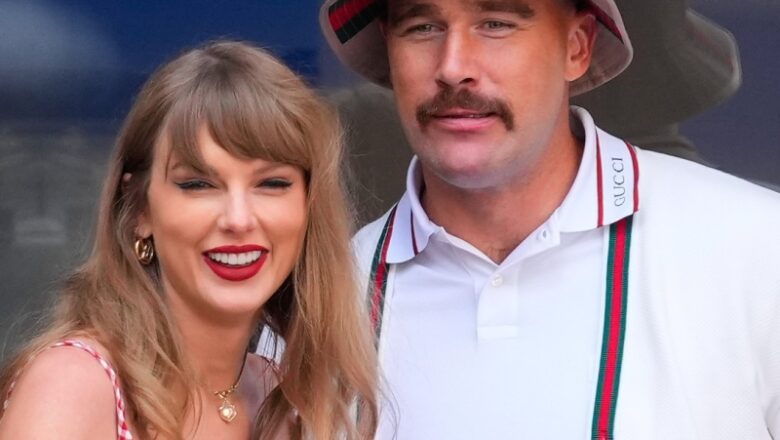 Travis Kelce Gives Taylor Swift the “22” Hat During Heartwarming Eras Party Moment